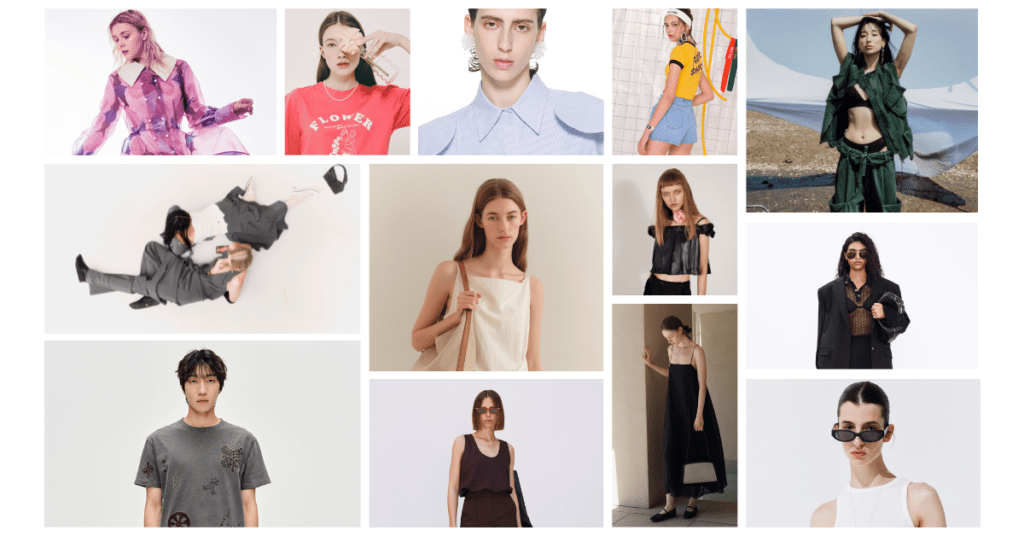 Top 10 Korean Minimalist Fashion Brand Collage