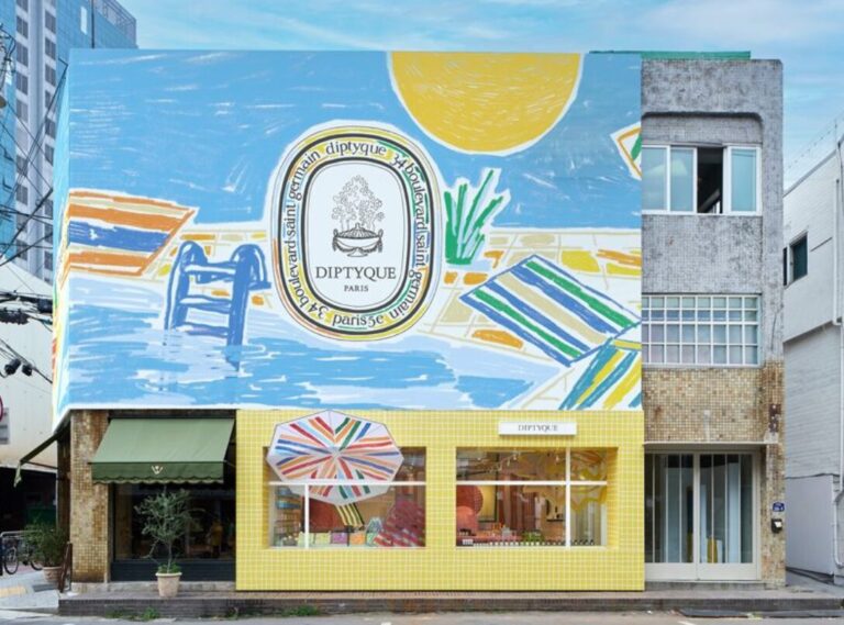 Diptique pop-up stores in Seoul, South Korea