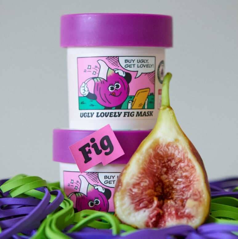 K-beauty Ugly Lovely Upcycled Fig Mask