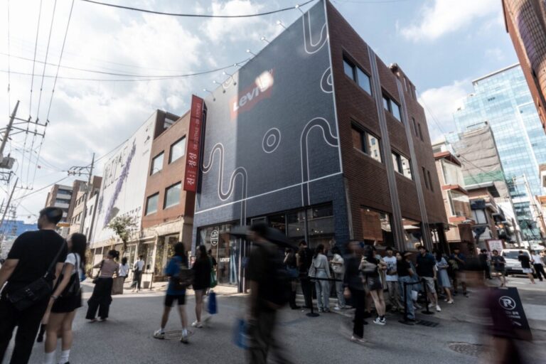 Levi's pop-up stores in Seongsu Seoul South Korea