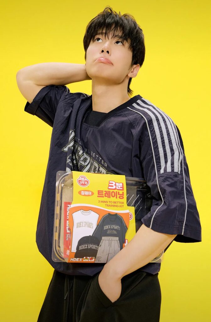 Ottogi x HDEX gymwear fashion collabs