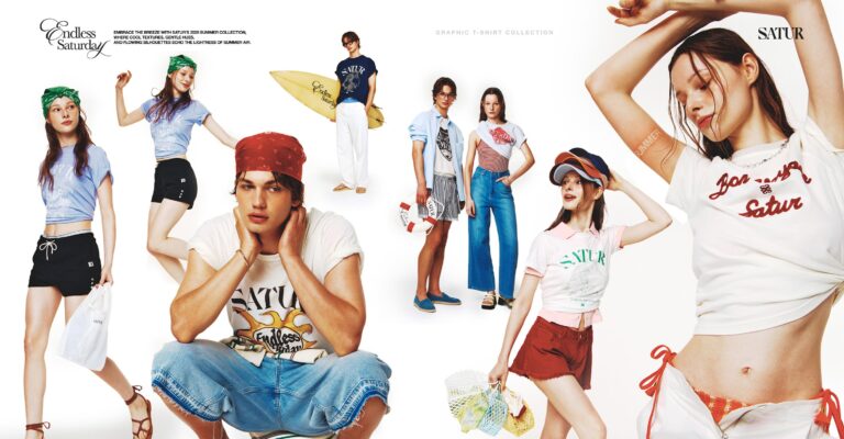 K-fashion brand SATUR collections