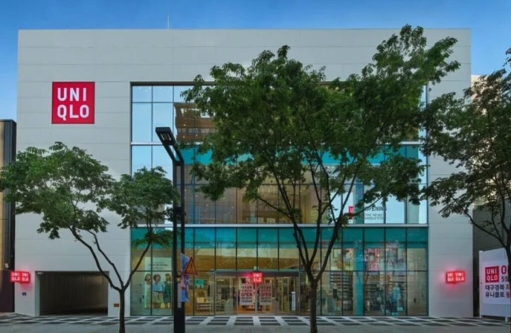 Uniqlo offline store in Daegu, South Korea