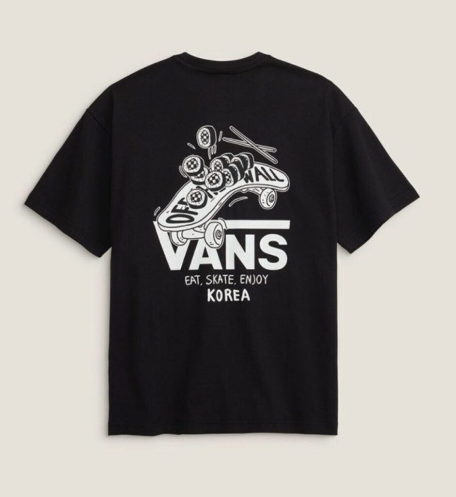 Vans Speedy Gimbap Seoul Exclusive T-Shirts Black